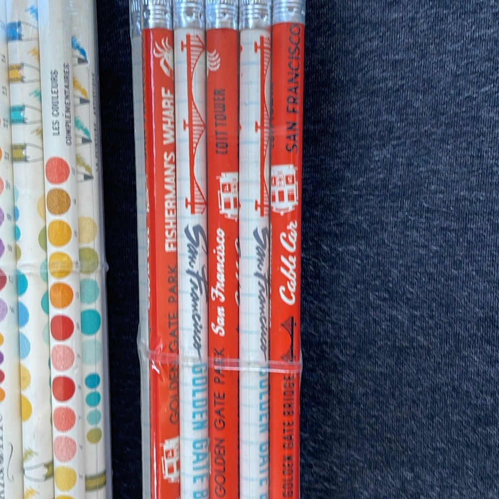 Two Pencil sets- old timey and unique